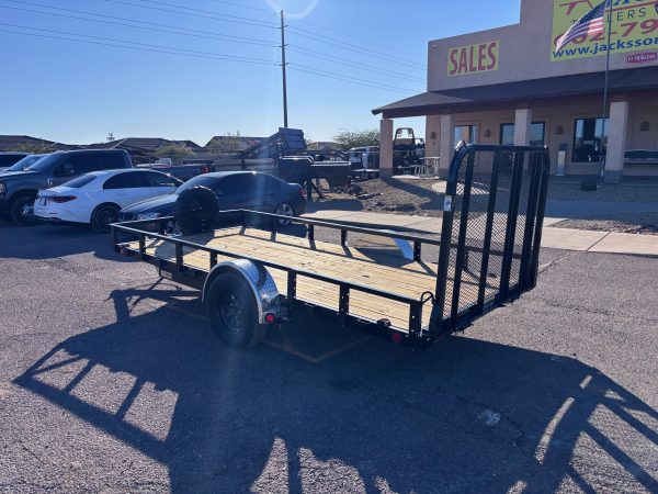 14x77 Single Axle, 3K GVWR, Channel Utility