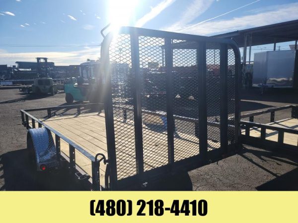 14x77 Single Axle, 3K GVWR, Channel Utility