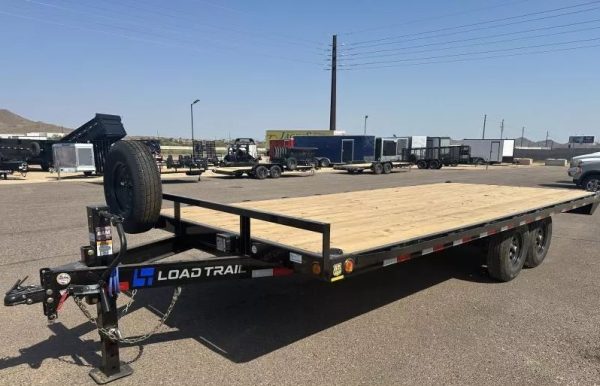 20x102 Tandem Axle, 14K GVWR, Deck Over, Slide in Ramps