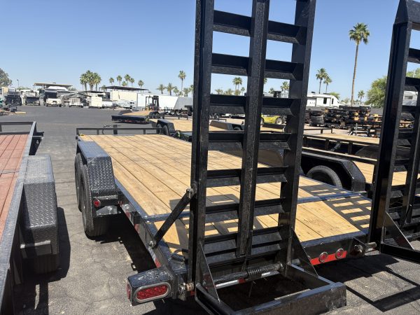 22x83 Tandem Axle, 14K GVWR, Carhauler,  Fold Up Ramps