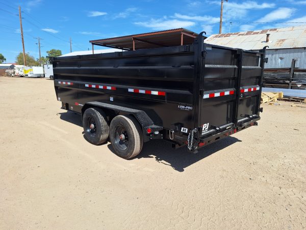 16x83 Tandem Axle, 22K GVWR, HD Low-Pro Dump, 48" Sides