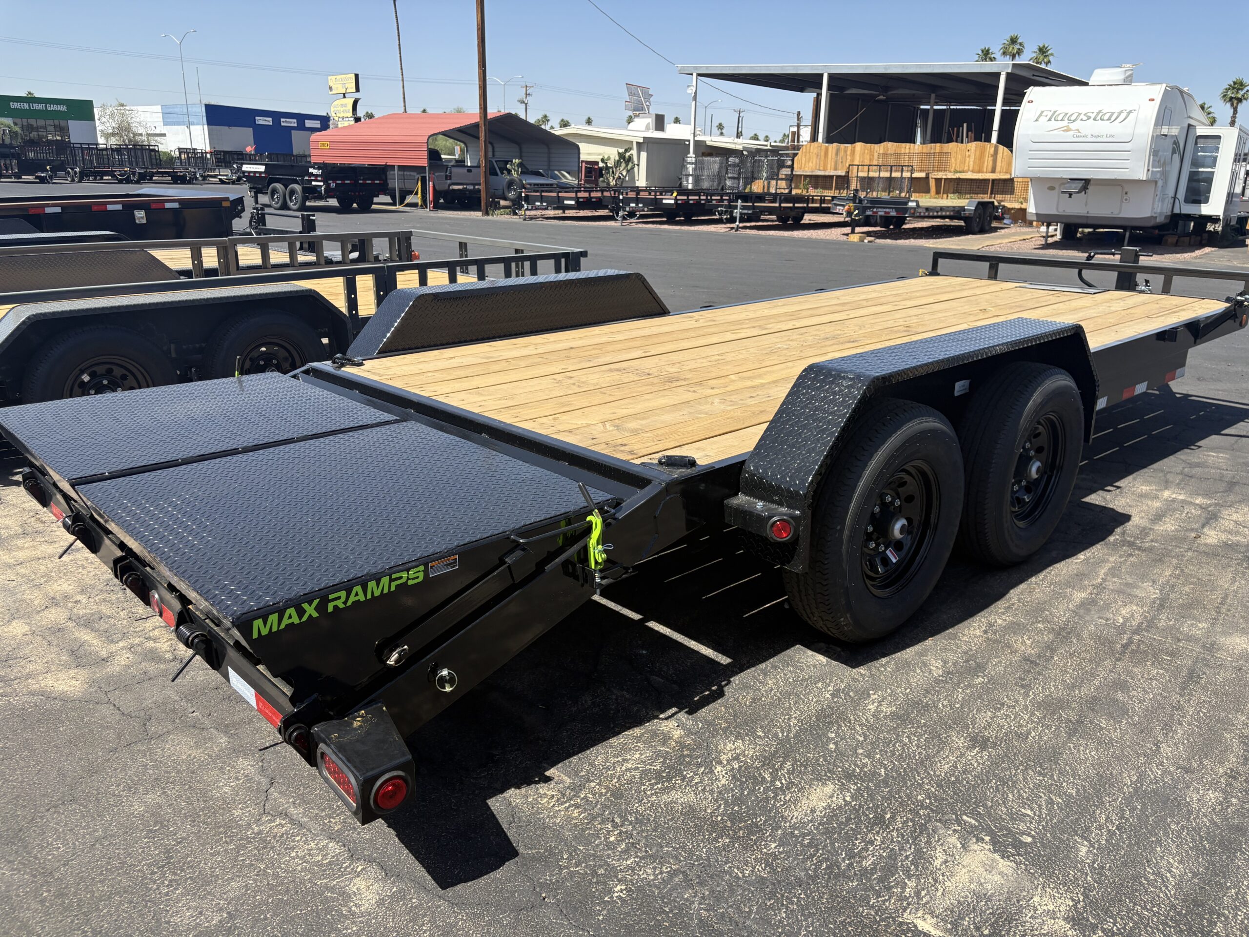 20x83 Tandem Axle, 14K GVWR, Car Hauler, Max Ramps - Image 5