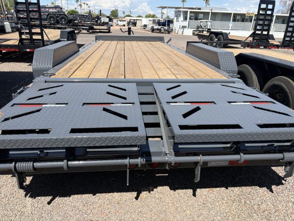 20x83 IronBull, Tandem Axle, 14K GVWR, Rampage Ramps