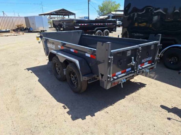 10x60 Norstar Tandem Axle  7K GVWR Dump, 20" Sides