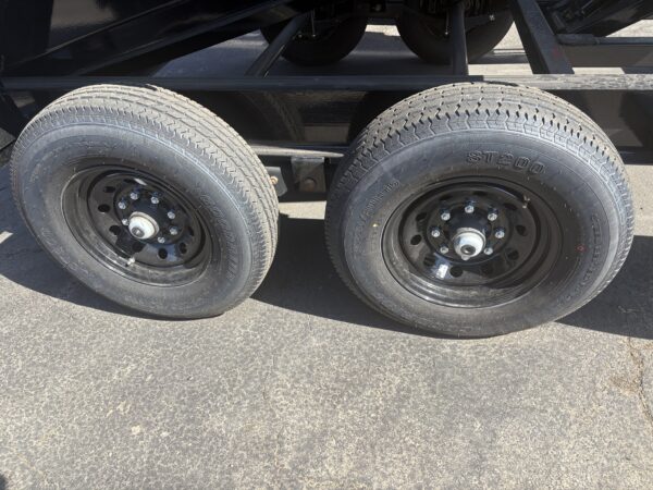 12x83 Tandem Axle 14K GVWR Low-Pro Dump, 24" Sides