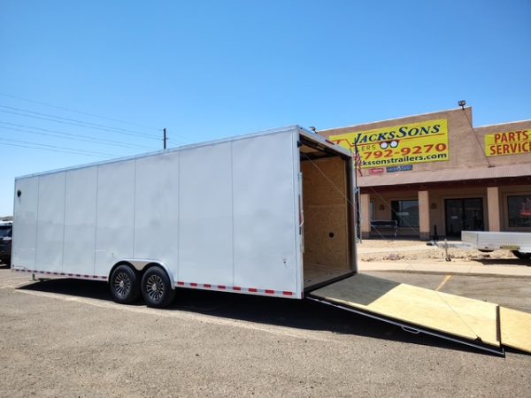 28x8.5 Jasper SE Car Hauler, 14K GVWR, Ramp Door