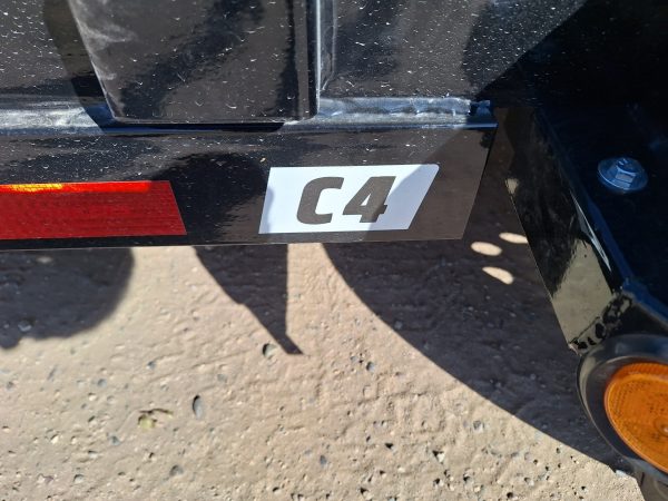 18x83x4" Channel Tandem Axle 7K GVWR, Carhauler
