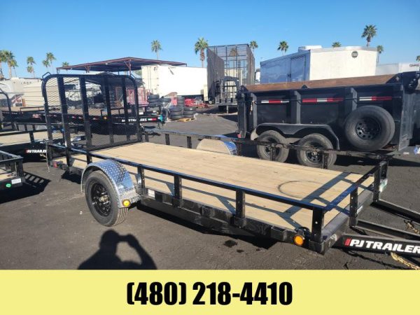 14x77 Single Axle, 3K GVWR, Channel Utility