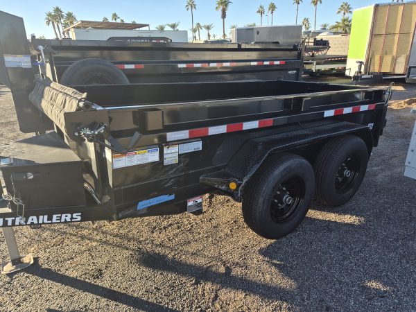 10x60 Tandem Axle, 7K GVWR, Utility Dump, 18" Sides