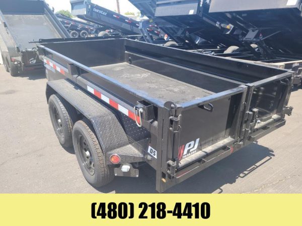 10x60 Tandem Axle, 7K GVWR, Utility Dump, 18" Sides