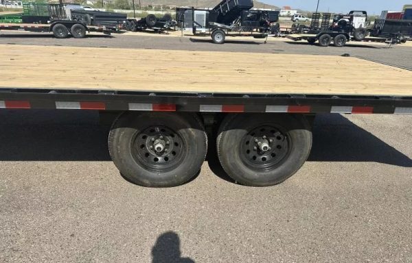 20x102 Tandem Axle, 14K GVWR, Deck Over, Slide in Ramps