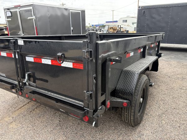 12x83 Tandem Axle 14K GVWR Low-Pro Dump, 24" Sides