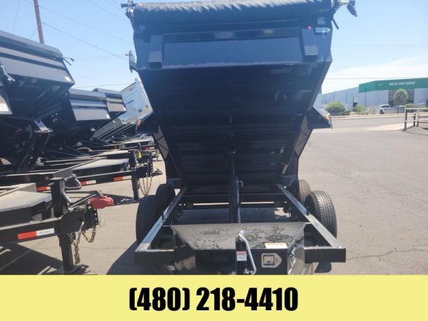 10x60 Tandem Axle, 7K GVWR, Utility Dump, 18" Sides