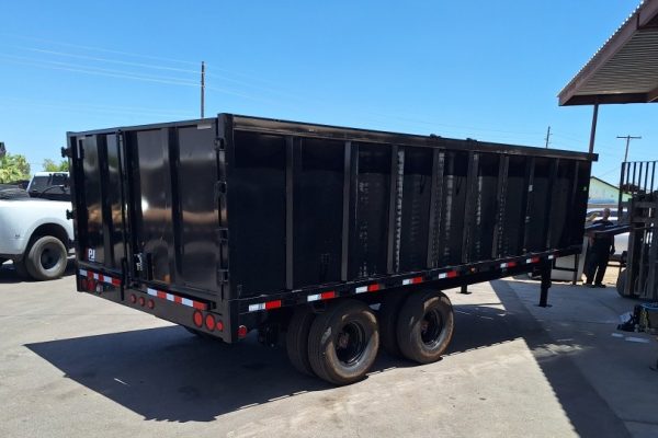 20x102 Tandem Axle, 25K GVWR, Gooseneck Dump w/Duals, 48" Sides