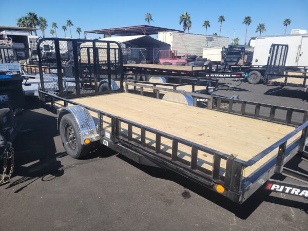 14x83 Single Axle 3K GVWR Channel Utility, ATV