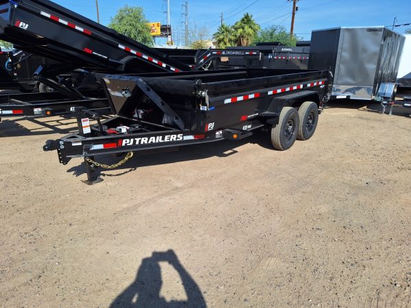 16x83 Tandem Axle, 14K GVWR, Low Pro Dump, 24" Sides