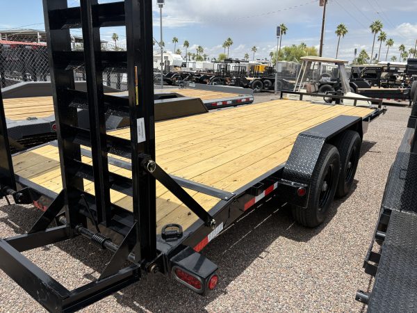 20x83 Tandem Axle, 14K GVWR, Car Hauler, Fold Up Ramps