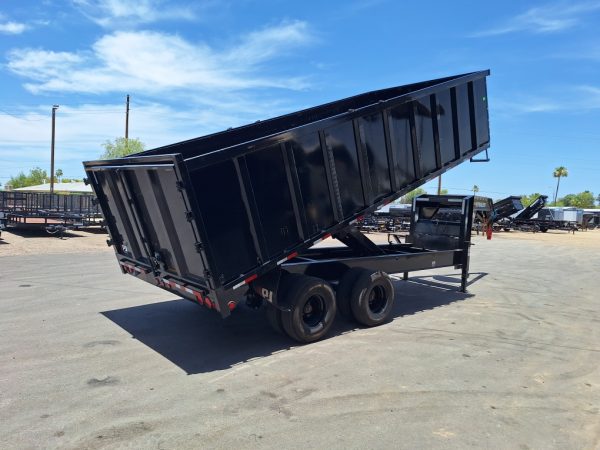 20x102 Tandem Axle, 25,900K GVWR, Goosneck Dump w/Duals, 48" Sides