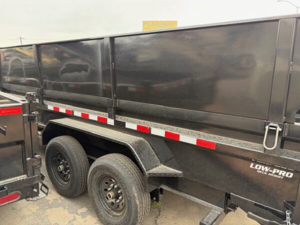 16x83 Tandem Axle, 14K GVWR, Low Pro Dump, 24" Sides