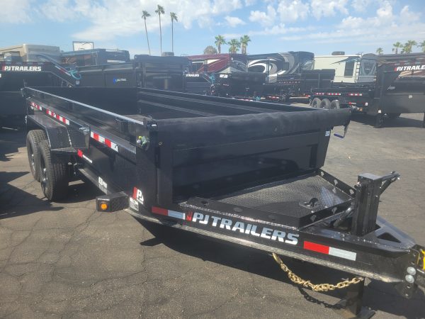 16x83 Tandem Axle, 14K GVWR, Low Pro Dump, 24" Sides, 14Ply Tires