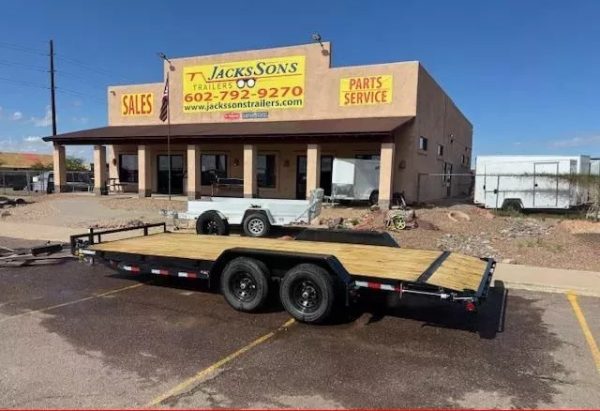 20x83 Tandem Axle, 10K GVWR, Carhauler, Slide in Ramps
