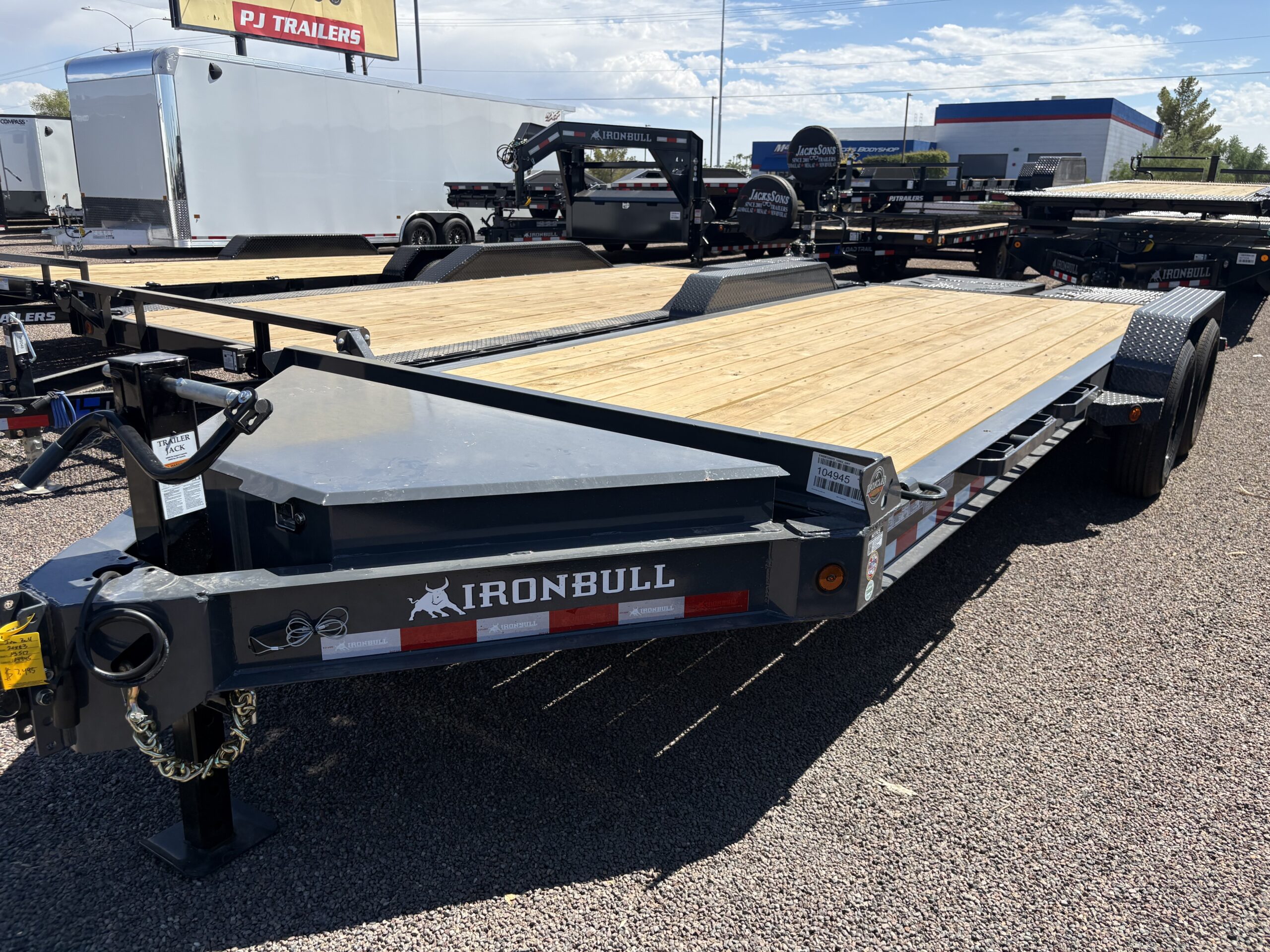 20x83 IronBull, Tandem Axle, 14K GVWR, Rampage Ramps - Image 3