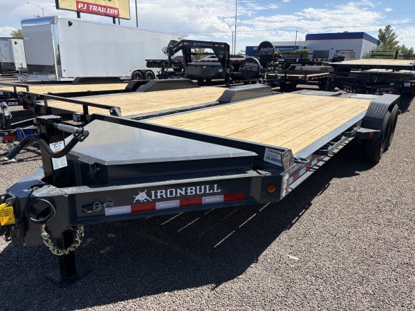 20x83 IronBull, Tandem Axle, 14K GVWR, Rampage Ramps