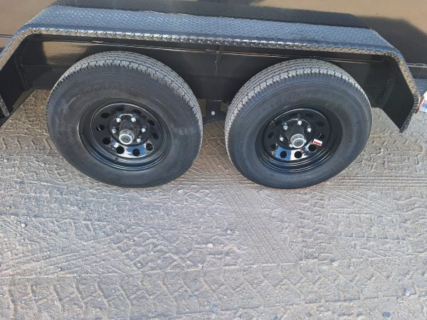 12x72 Tandem Axle, 10K GVWR, Utility Dump, Tarp Kit, Extra D-Rings48" Sides