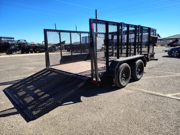 12X83 Landscape Deluxe, 4' Expanded Sides, 4' Ramp Gate, Tool Holders