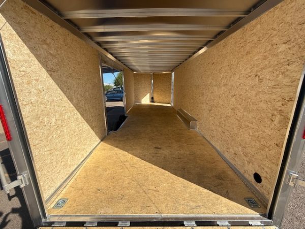24x8.5 All Aluminum XLT-P Car Hauler, Elite Escape Door, 10K GVWR, Ramp Door
