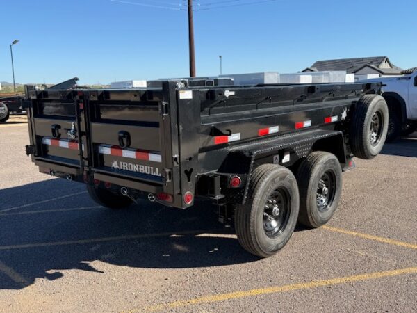 12x72 IronBull Tandem Axle Dump, 14K GVWR, 24" Sides