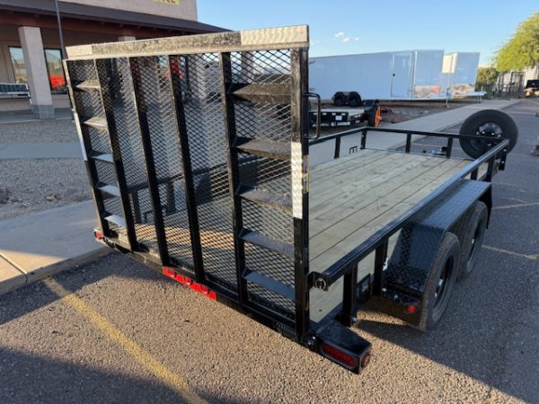 14x72 Tandem Axle 7K GVWR, Utility (4" Channel Frame)