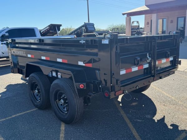 12x72 IronBull Tandem Axle Dump, 14K GVWR, 24" Sides