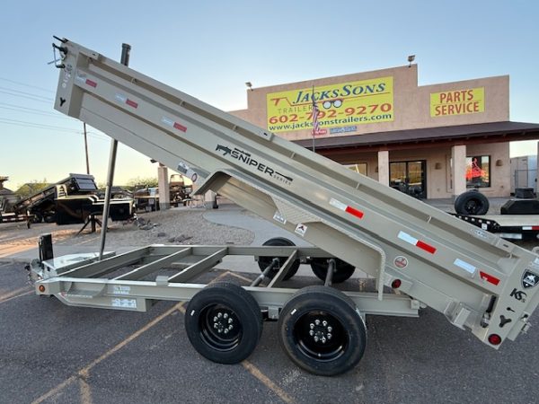 16x83 IronBull Tandem Axle, SNIPER Series, 16K GVWR, 24" Sides