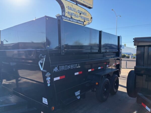 14x83 IronBull Tandem Axle Dump, 14K GVWR, 36" Sides+2' Side Ext.