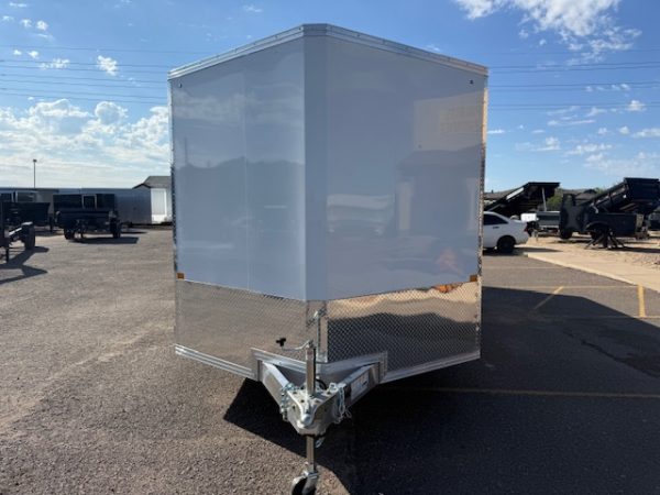 24x8.5 All Aluminum XLT-P Car Hauler, Elite Escape Door, 10K GVWR, Ramp Door