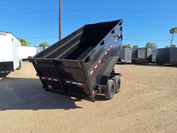 12x72 Tandem Axle, 10K GVWR, Utility Dump, Tarp Kit, Extra D-Rings48" Sides