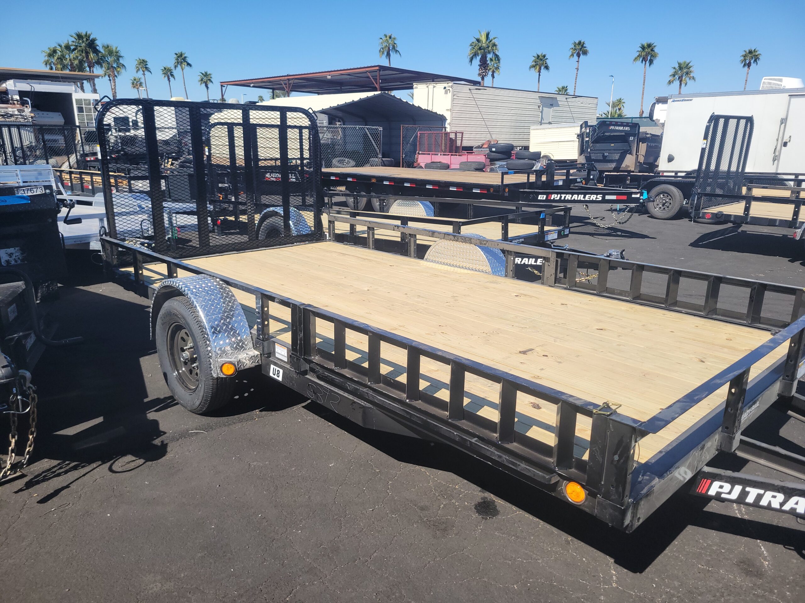 14x83 Single Axle, 3K GVWR, Channel Utility, ATV - Image 3