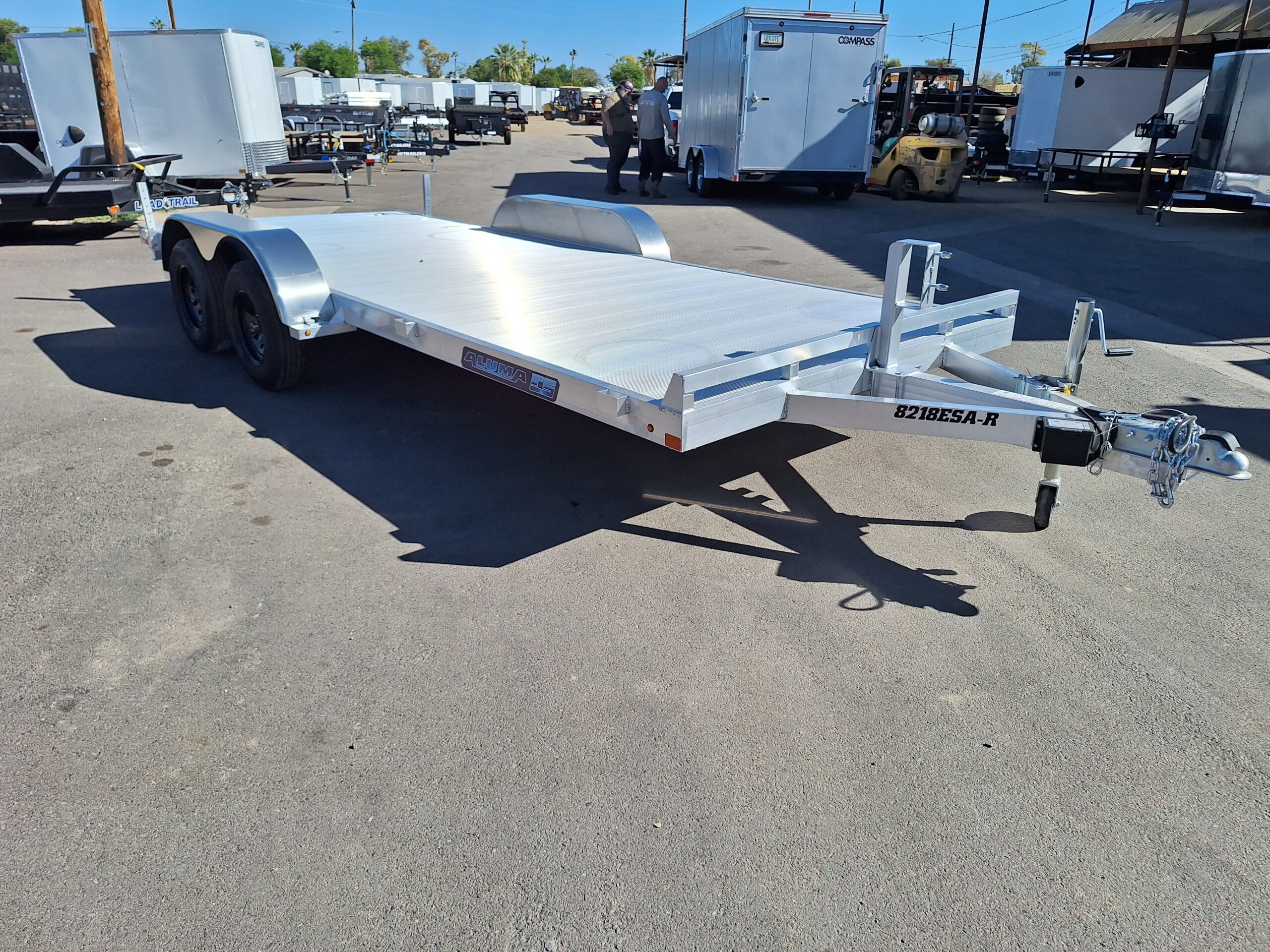 18x82 All Aluminum, 7K GVWR, Tandem Axle - 8218ESA-TA-EL-R-RTD - Image 4