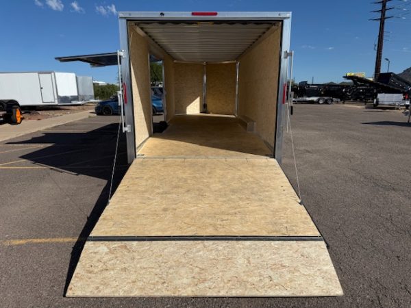 24x8.5 All Aluminum XLT-P Car Hauler, Elite Escape Door, 10K GVWR, Ramp Door