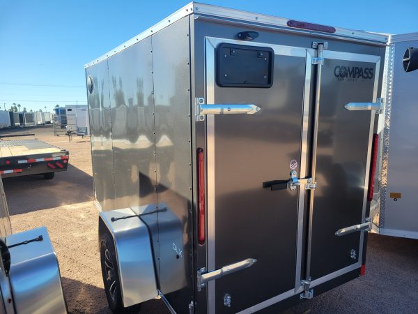 10x5 Indigo DLX, 3K GVWR, Rear Doors