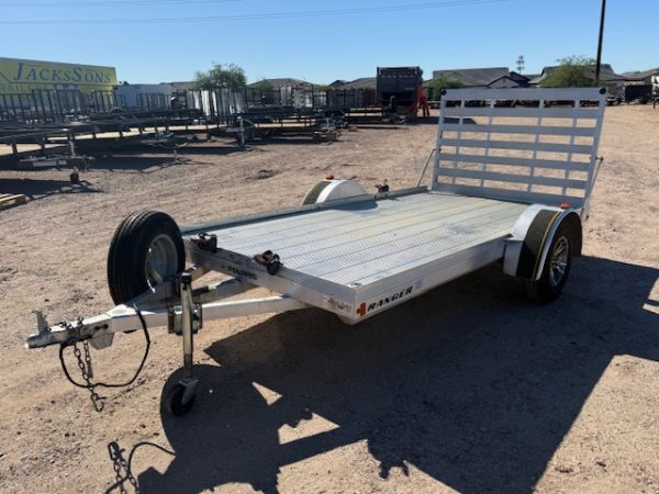 12X72 Single Axle, Aluminum, 3K GVWR, Utility