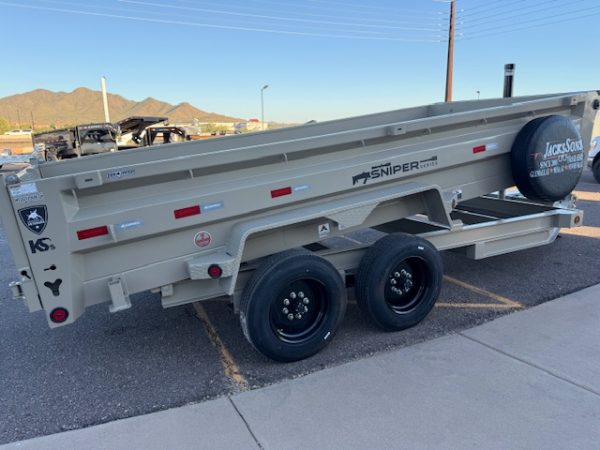 16x83 IronBull Tandem Axle, SNIPER Series, 16K GVWR, 24" Sides