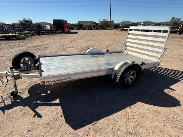 12X72 Single Axle, Aluminum, 3K GVWR, Utility
