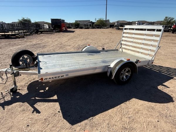12X72 Single Axle, Aluminum, 3K GVWR, Utility