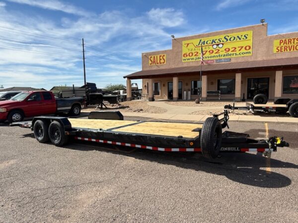 24x83 Ironbull Tandem Axle, 14K GVWR, Low-Pro Gravity Tilt