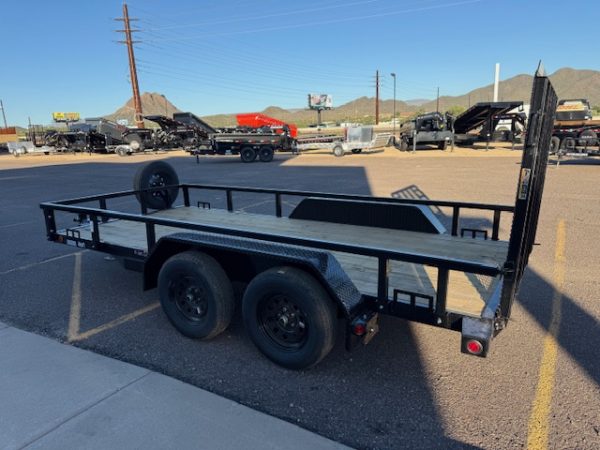 14x72 Tandem Axle 7K GVWR, Utility (4" Channel Frame)