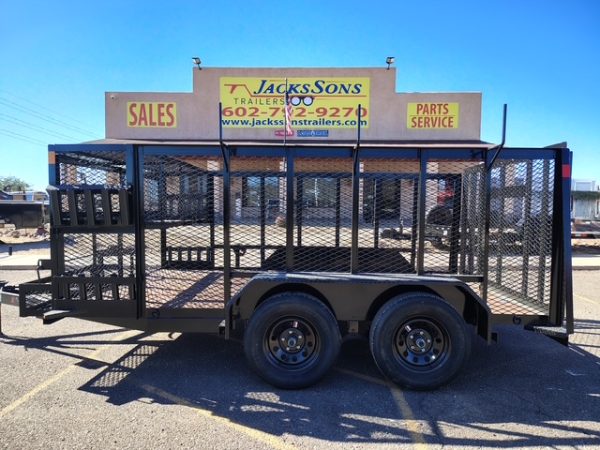 12X83 Landscape Deluxe, 4' Expanded Sides, 4' Ramp Gate, Tool Holders