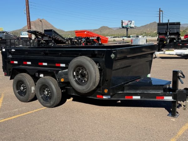 12x72 IronBull Tandem Axle Dump, 14K GVWR, 24" Sides