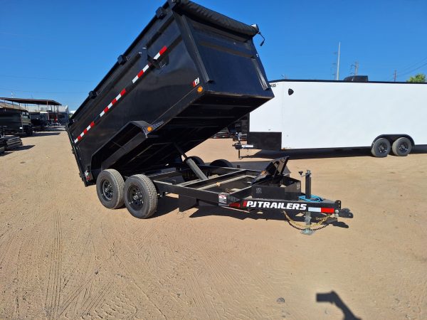 12x72 Tandem Axle, 10K GVWR, Utility Dump, Tarp Kit, Extra D-Rings48" Sides